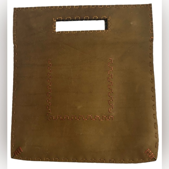 Handmade & Hand Painted folio bag signed by artist Violeta Iris Agudelo Ruiz. - Picture 3 of 8